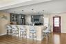 Kitchen breakfast bar facing toward the kitchen.