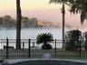 foggy view from kitchen window