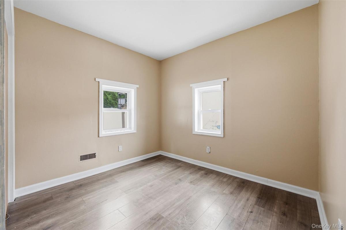 Freshly painted First floor Bedroom can also be a work from home office.  What would you use it for?