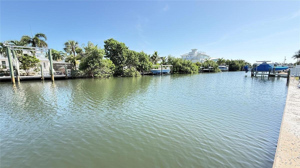 View of canal looking East