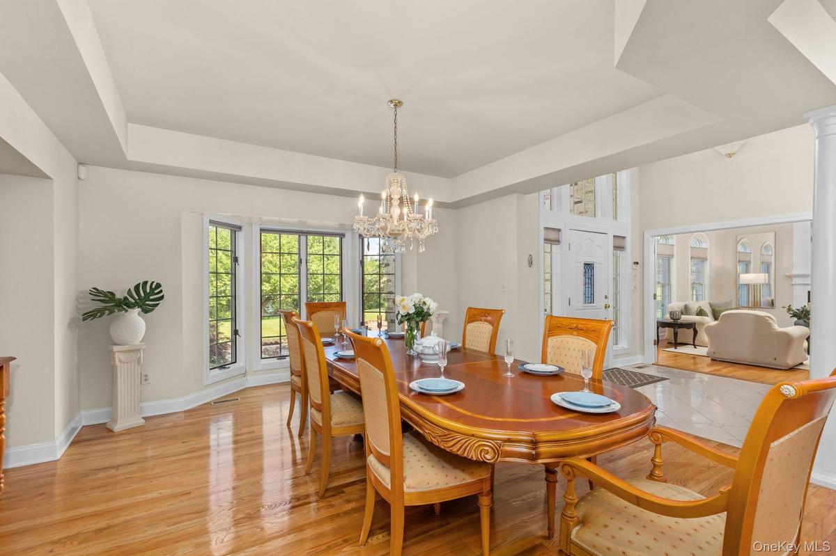 Host unforgettable dinners in this beautifully appointed formal dining room.