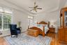 Enjoy the convenience of a first-floor primary suite, thoughtfully designed as a private retreat.