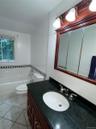 Bathroom #1 on upper level with tub