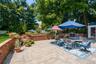 Expansive backyard...