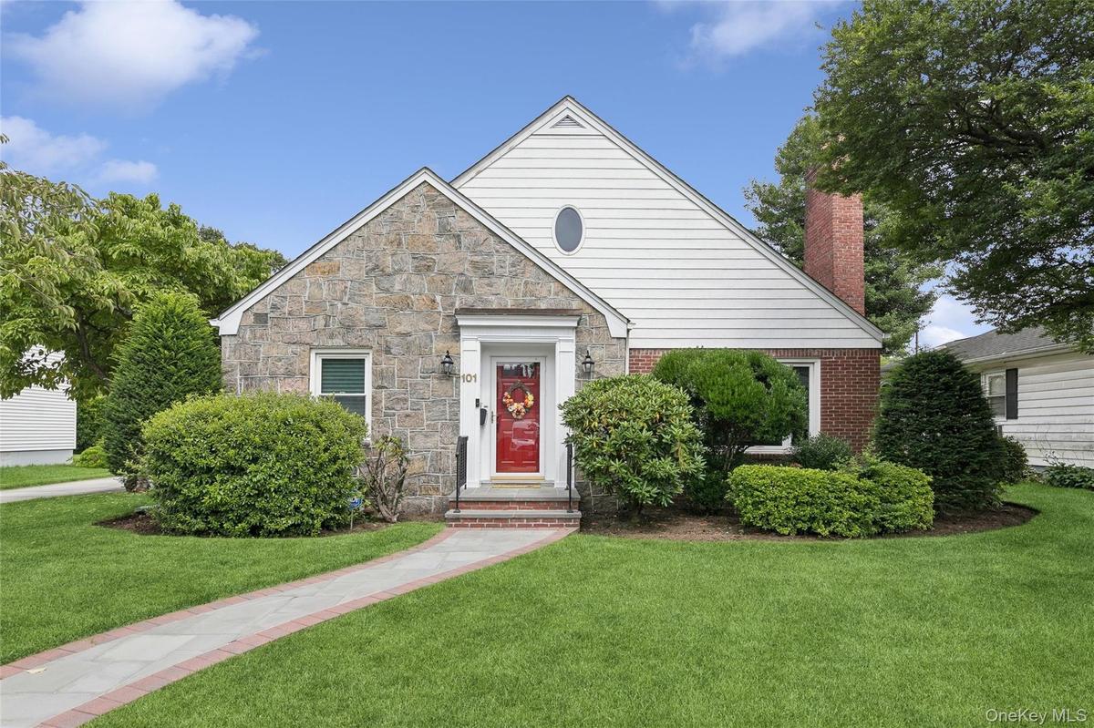 West-facing front door