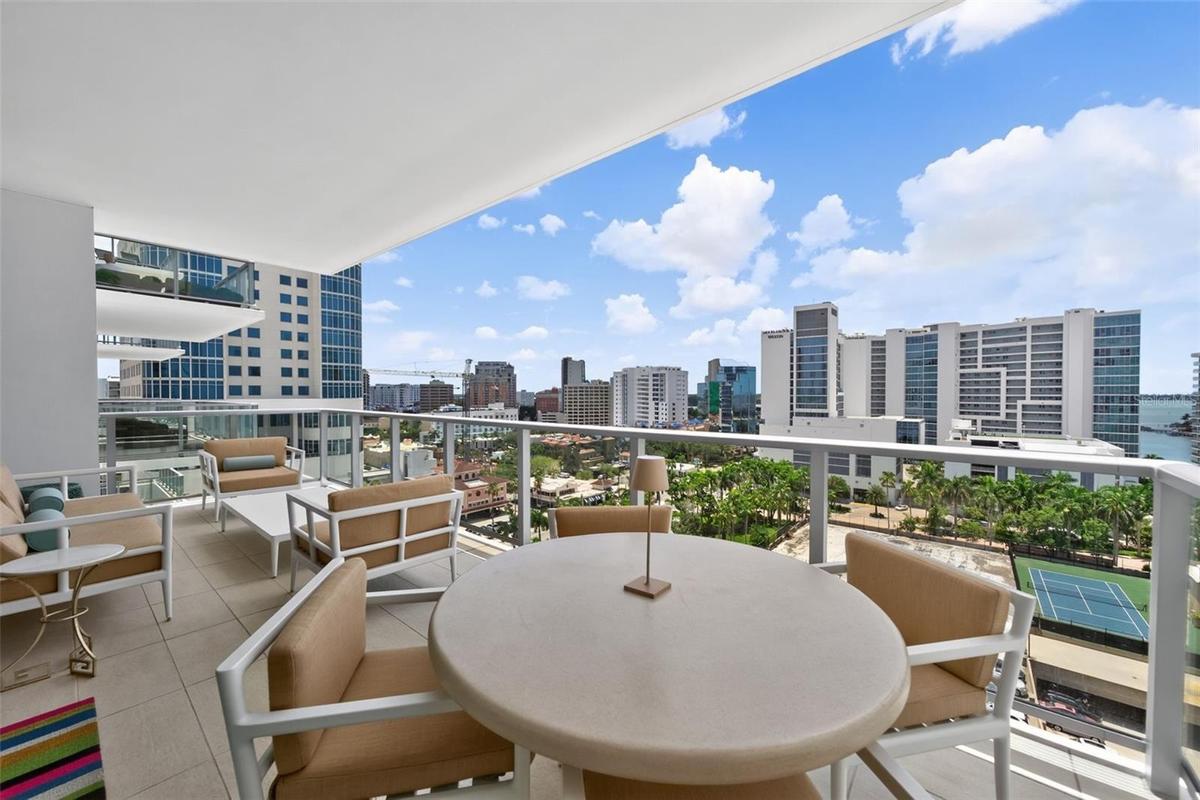 Spacious terrace