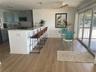 Breakfast bar & 4 stools.