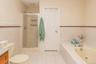 with a jacuzzi tub