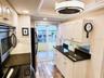 White Kitchen Cabinets, black granite! Beautiful!