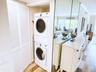 Stacked Washer/Dryer inside!