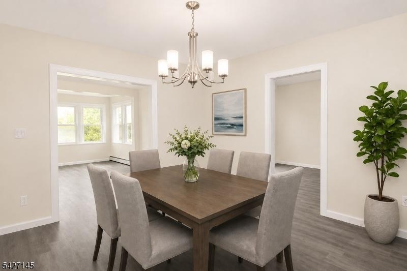 Virtually Staged Dining Room