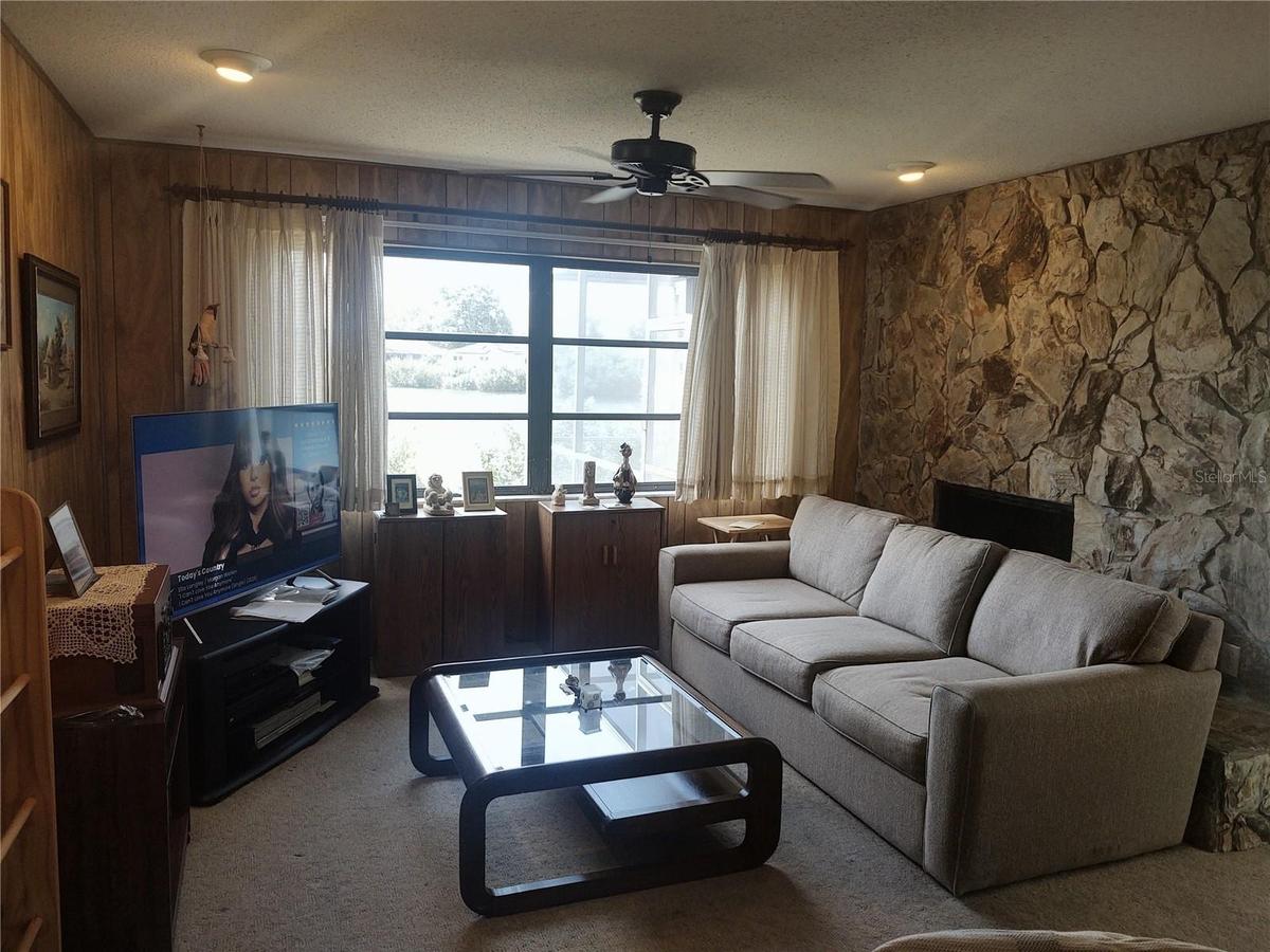 Family Room With  Fireplace