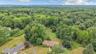Drone view of property