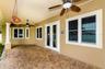 Can you imagine entertaining during the holidays on this beautiful covered paver back porch?