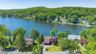 Drone view of lake