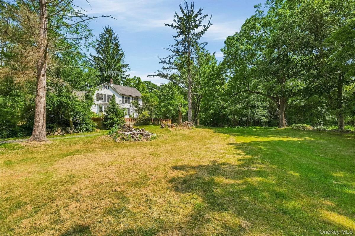 Expansive front yard