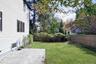 View of fenced backyard