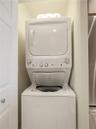 washer/dryer in kitchen