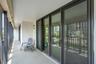35 Feet Of Balcony Space With Hurricane Shutters