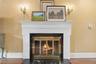 LR wood-burning fireplace