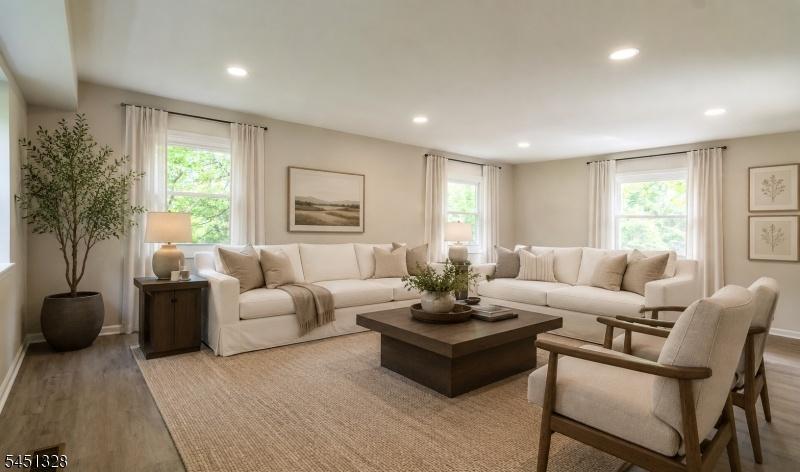 Virtually Staged Living Room