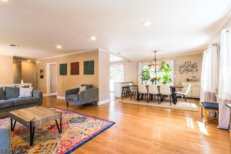 Open concept Living and dining