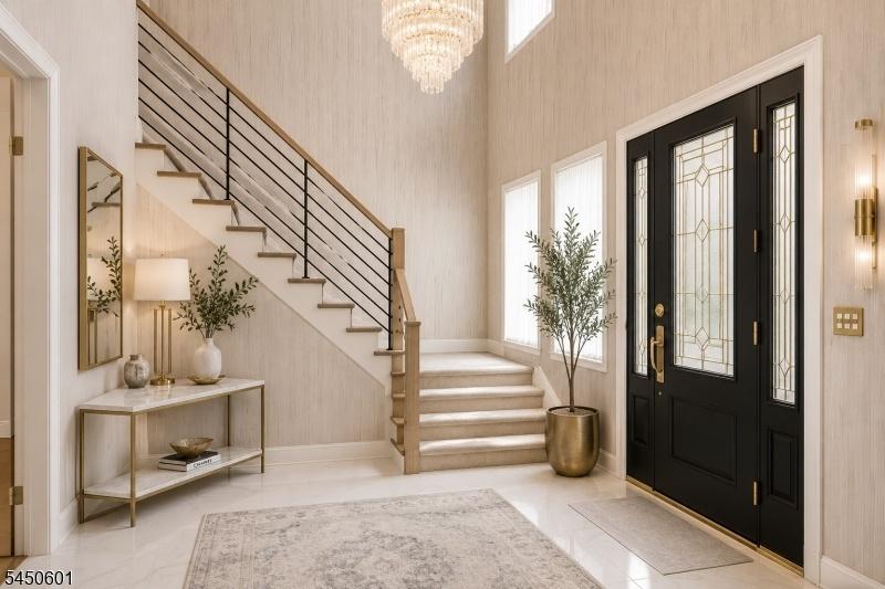 VIRTUALLY STAGED ENTRY FOYER
