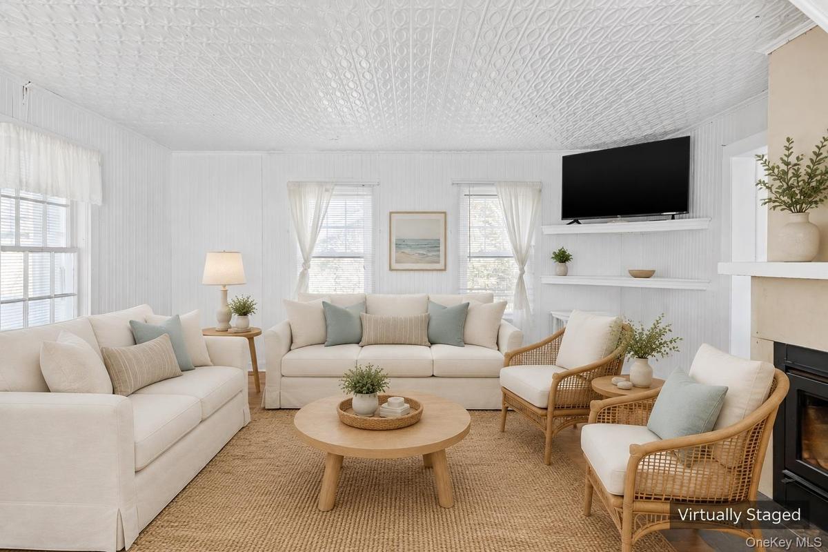 Virtually Staged Living Room