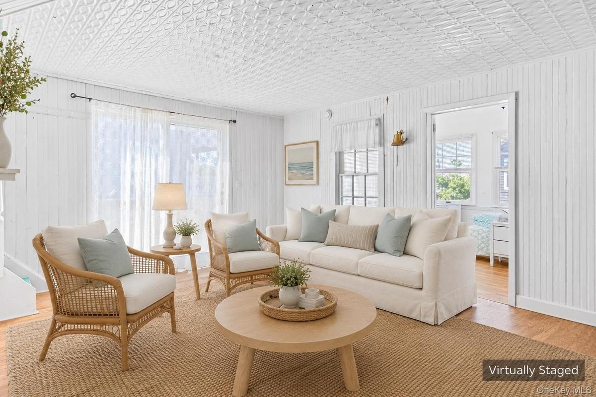 Virtually Staged Living Room