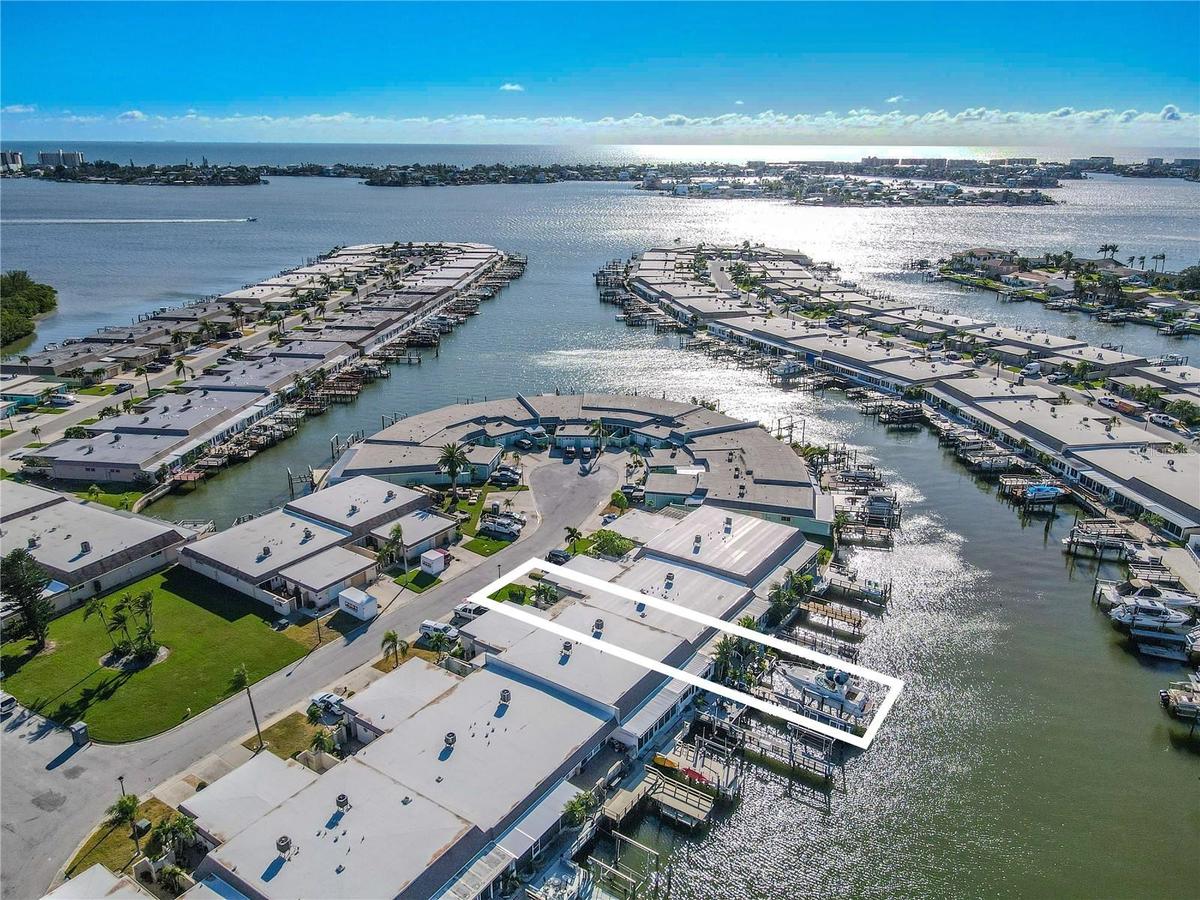 Enjoy a direct view of the wide canal and marina from your deck, perfect for sunset cocktails or early morning coffee as the boats pass by.