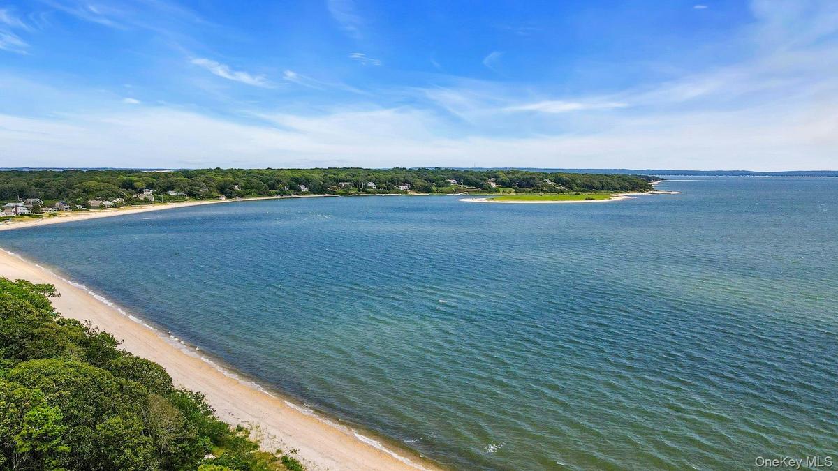 Near by pristine beaches on the Peconic Bay