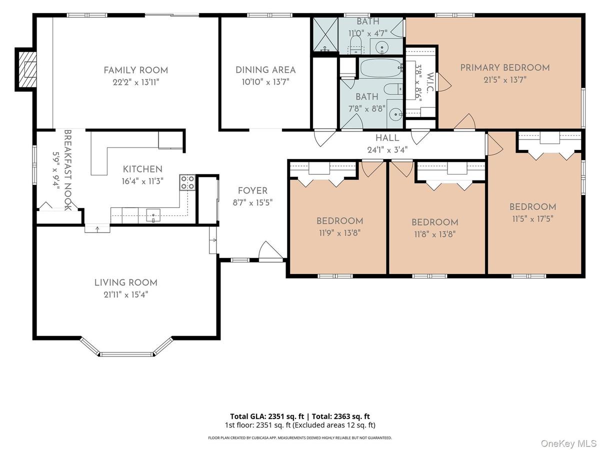 Spacious One floor with a beautiful flow throughout