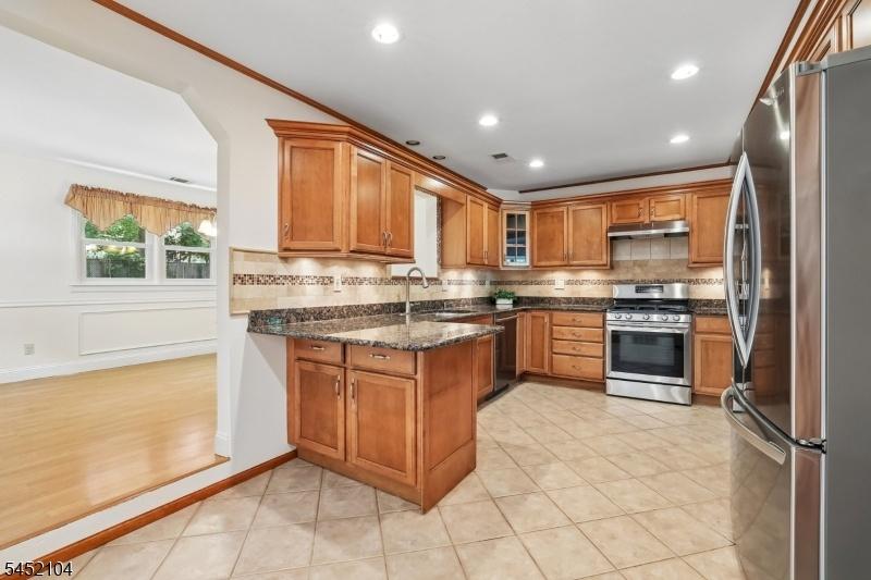 Abundant cabinet space