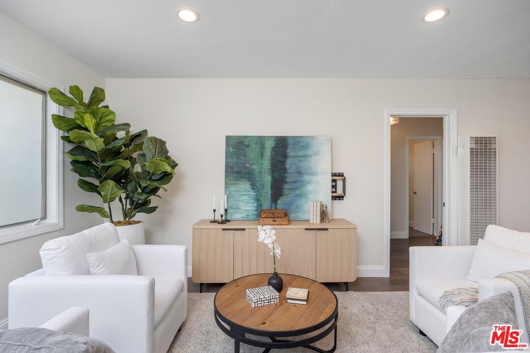 Open Living Room with great li