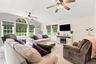 Bright & welcoming room surrounded by large windows