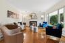 West-facing with wood-burning fireplace