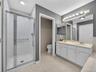 Shower stall.