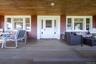 Super wide front porch was added in the 1920's by the King family and you can see why.  Cool breeze and wide spaces to hang out and take in Orient Poi