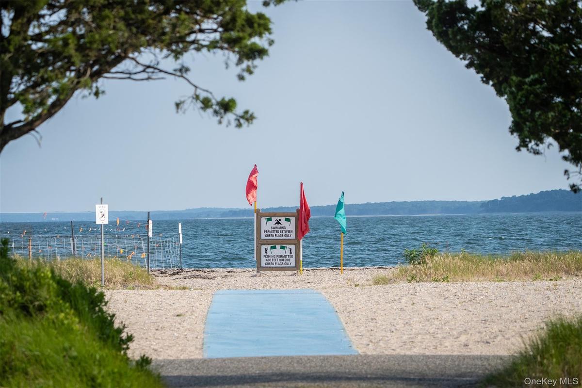 Orient Beach State Park has well marked beaches.