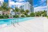 Zero-entry resort pool overlooking Biscayne Bay