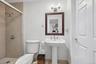 First Level Full Bathroom & Laundry Room