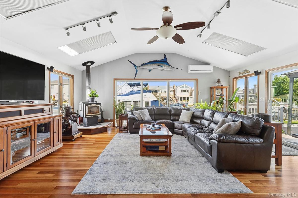 Sunlit Room with Skylights