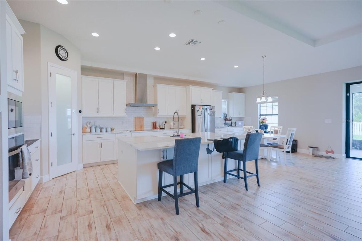Open concept Kitchen with island