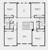 Second Floor Plan - Additional Highlights Include: tray ceiling package, 8' interior doors, open stair railing with painted spindles, pre-plumb for fu