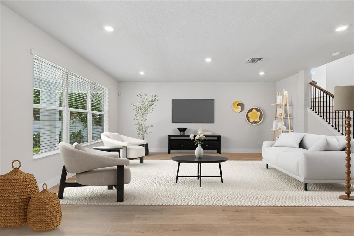 Family Room **Virtually Staged