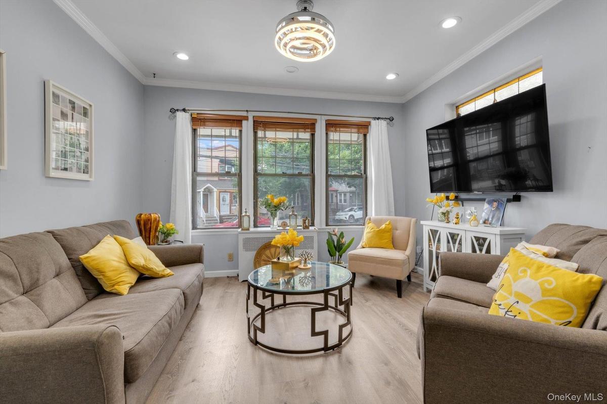 Bright, light-filled living room.