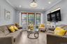Bright, light-filled living room.