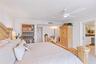 The attached ensuite serves to pamper your guests.