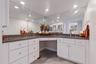 2nd master bath is well lit and luxurious!