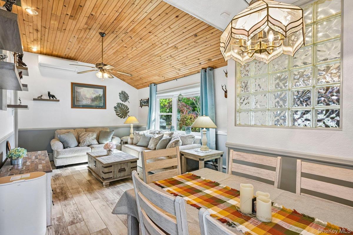 open floor plan to living room
